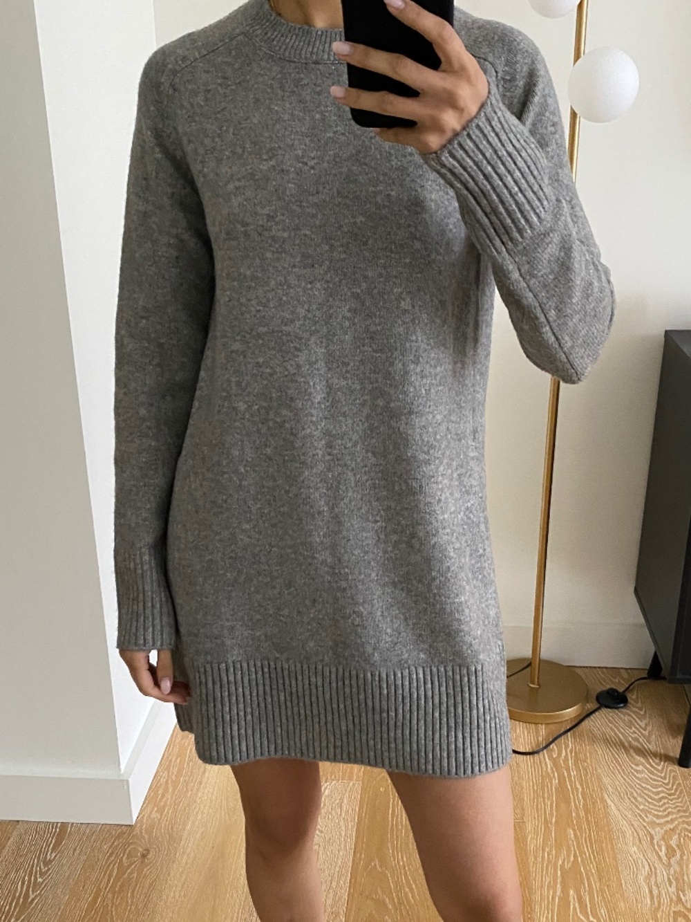 Zara Grey Sweater Dress 5536/147/812. BNWT. Size XS - Picture 4 of 13